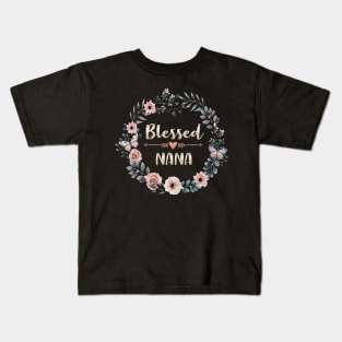 Blessed Nana Thanksgiving Kids T-Shirt